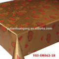 wholesale golden film pvc table cloth